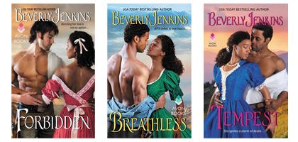 Book Cover: Forbidden, Breathless, & Tempest by Beverly Jenkins
